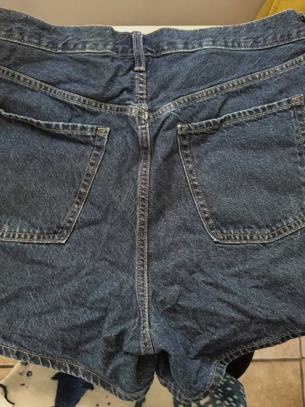 High Waisted Baggy Jean Shorts - Old Navy